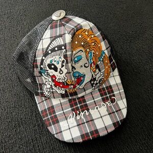 Vintage Ed Hardy Inspired Mesh Hat - Used